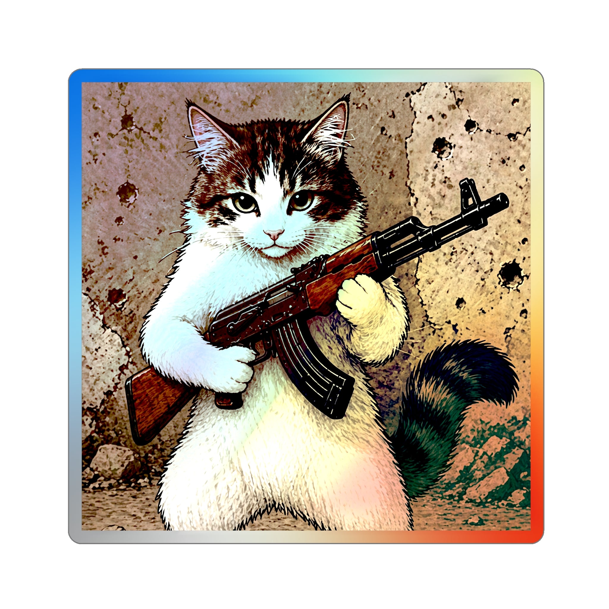 Barf Holographic Sticker